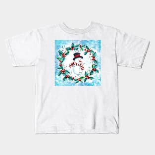 Cute snowman Kids T-Shirt